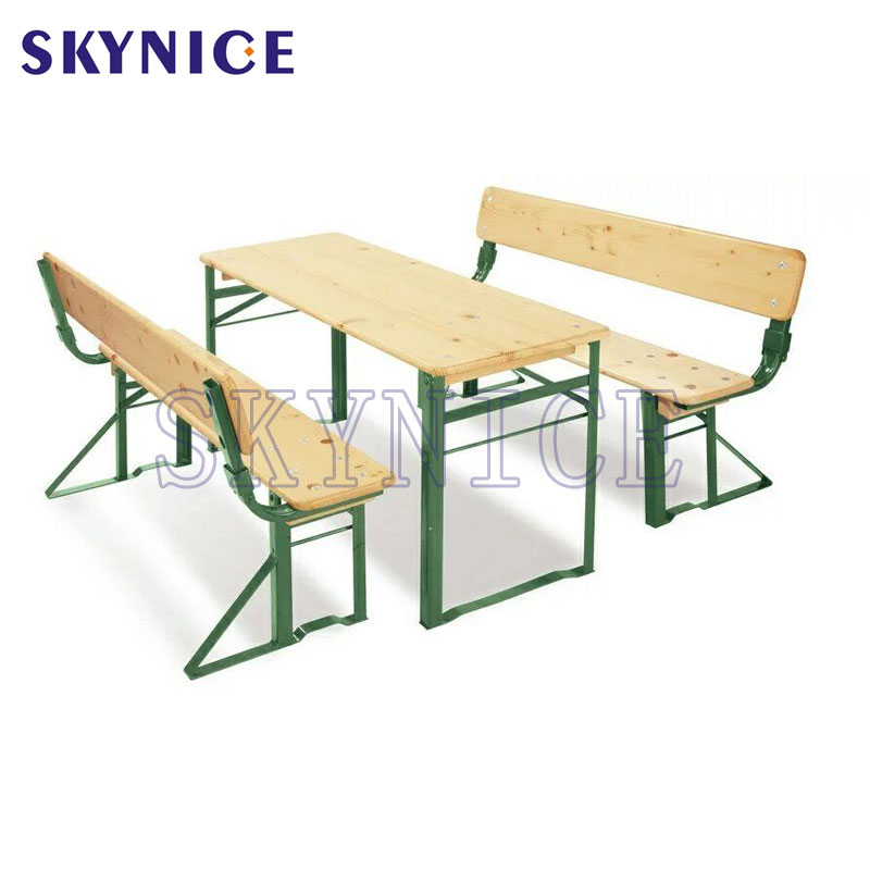 Table de bière en bois