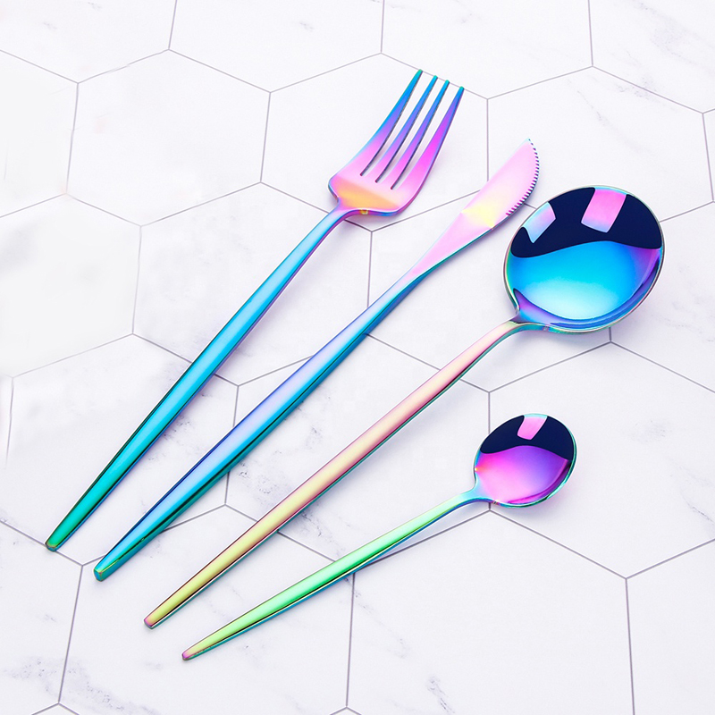 Emballage de revêtement PVD multicolore en acier inoxydable au titane
