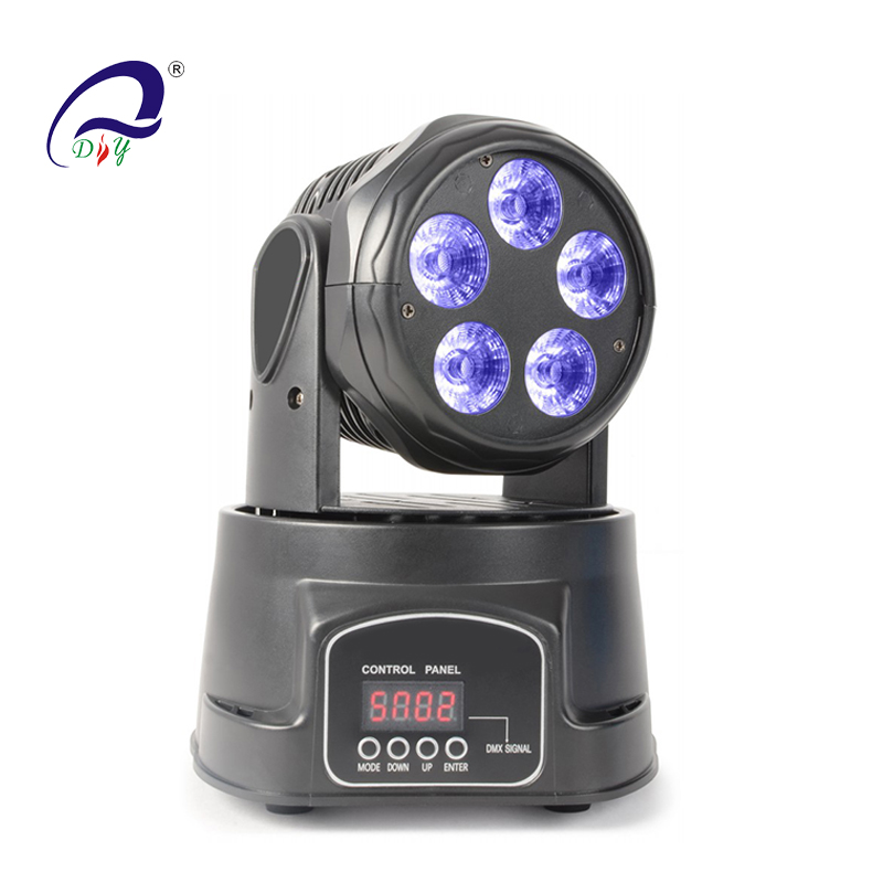 PL - 12 - 5 * 15 W rgbwa LED mini - projecteur mobile