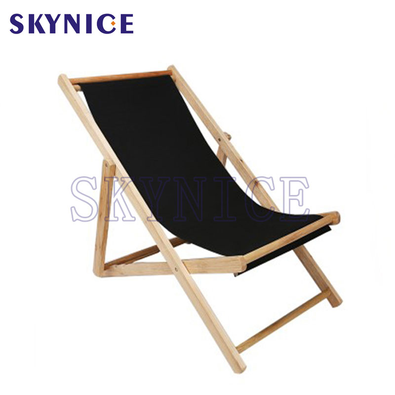Chaise de pêche en bois