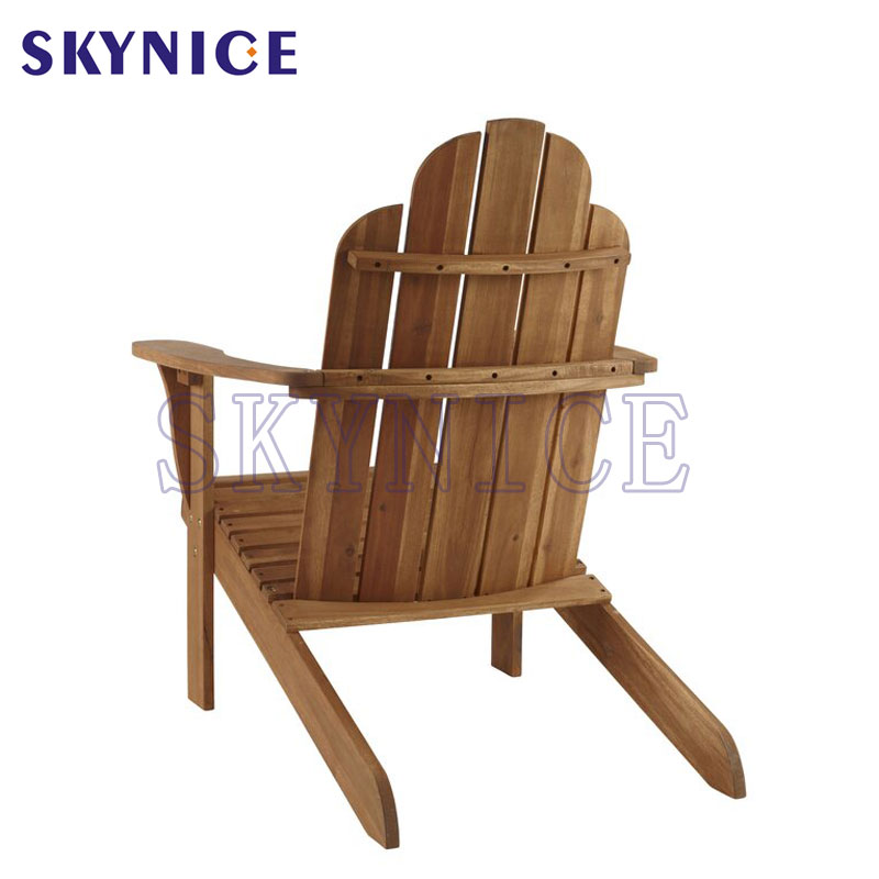 Chaise Adirondack en bois de jardin extérieur