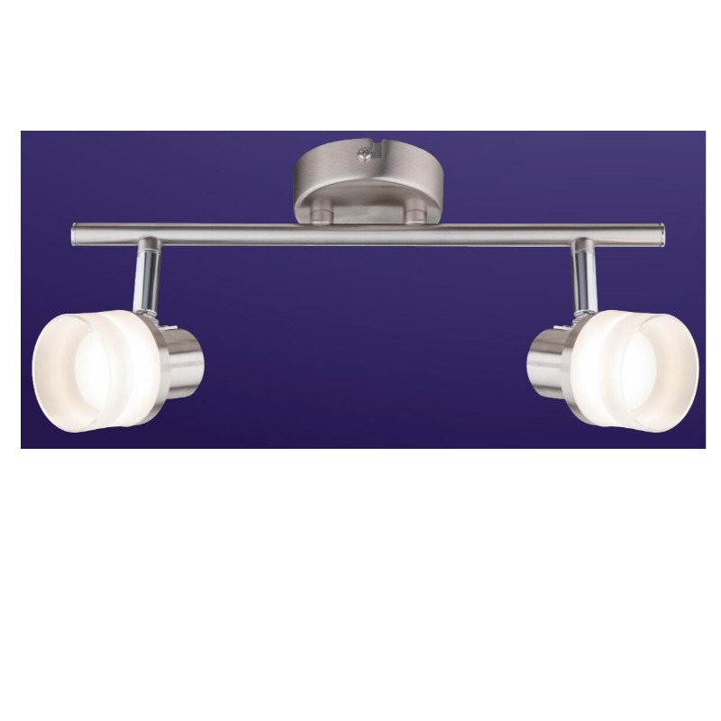 Spot LED haute tension-2, avec abat-jour en plastique cylindrique