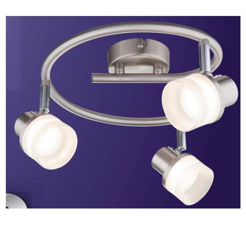 Spot LED haute tension-3, avec abat-jour en plastique cylindrique