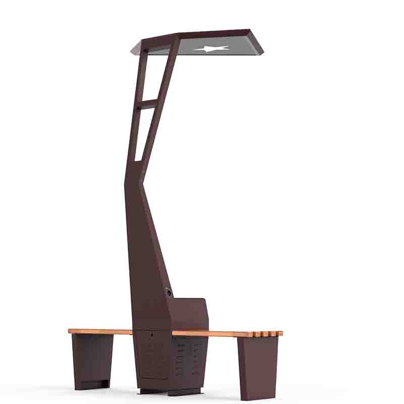 USB chargement intelligent wifi haute qualité de mobilier extérieur à énergie solaire de rue