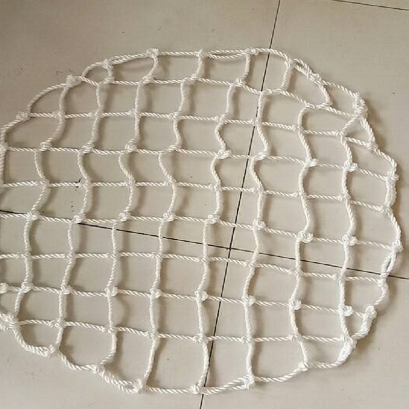 Réseau de cargaison lourde pour camion à camion de haute qualité à filet de chargement de fond court avec des boutons de came et des crochets en forme de s