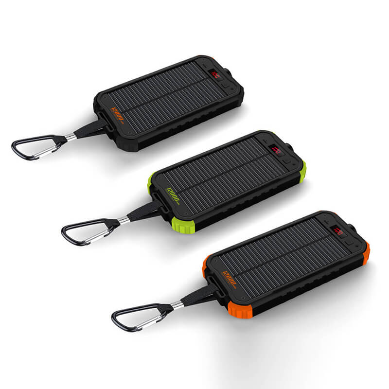 Batterie solaire à lampe de poche à diodes électroluminescentes à diodes électroluminescentes