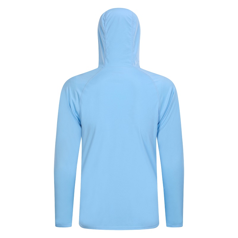 Personnaliser UPF 50+ T-shirt à capuche de protection solaire pour hommes