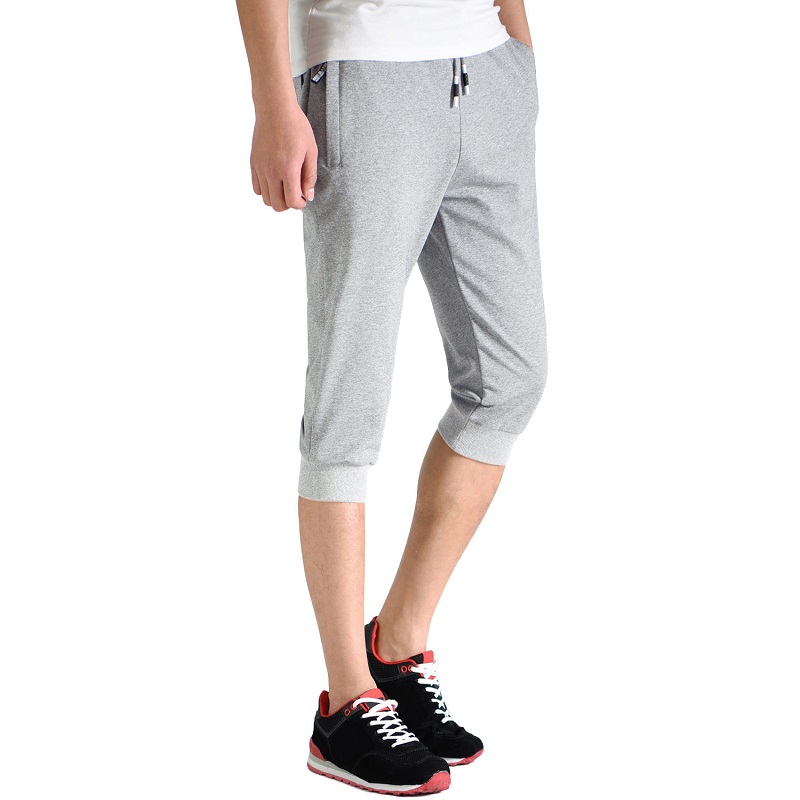 Pantalon de gymnastique d'entraînement respirant pour hommes avec jogging et poches zippées