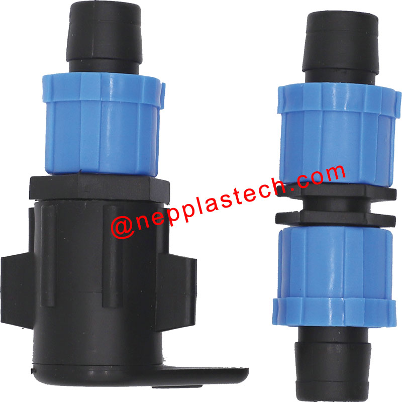 agriculture ferme plante goutte à goutte eau composants d'irrigation Dn16mm goutte à goutte connecteurs