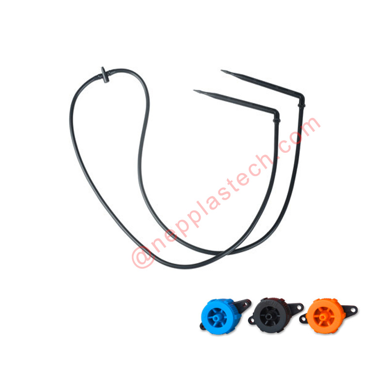 verger plantation micro pulvérisation arrosage piquets d'arrosage flèche en ligne goutteurs pour pot de fleur