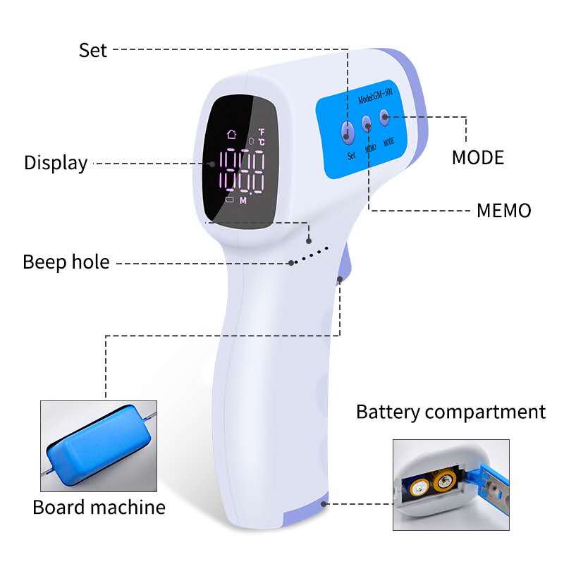 CEM Certified OEM grossing infantile Family Hospital Hand Infrared Thermometer Digital Thermometer