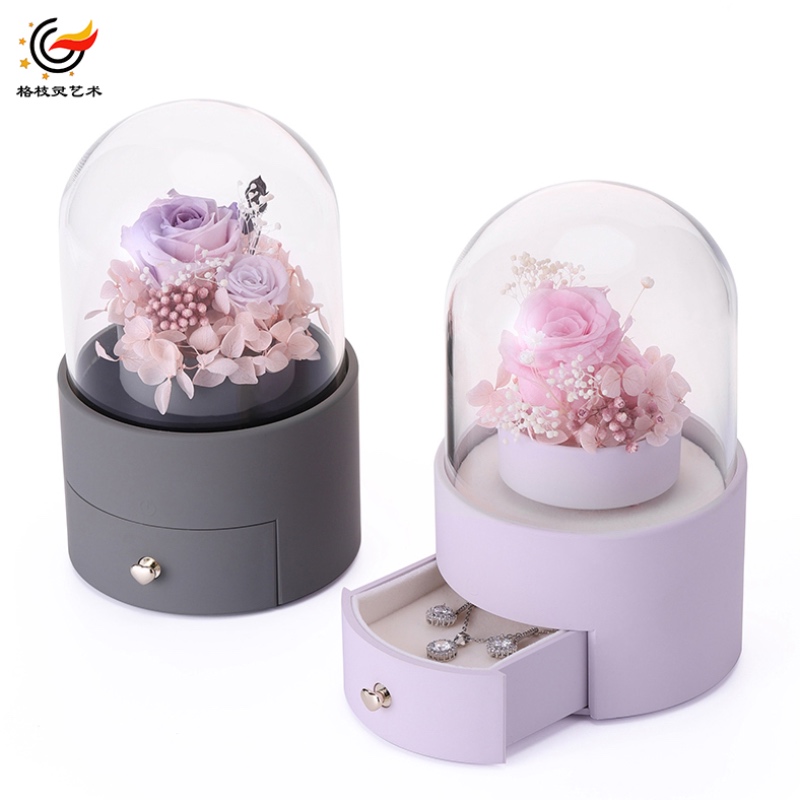 GL-PA0005 Coffret cadeau avec fleur