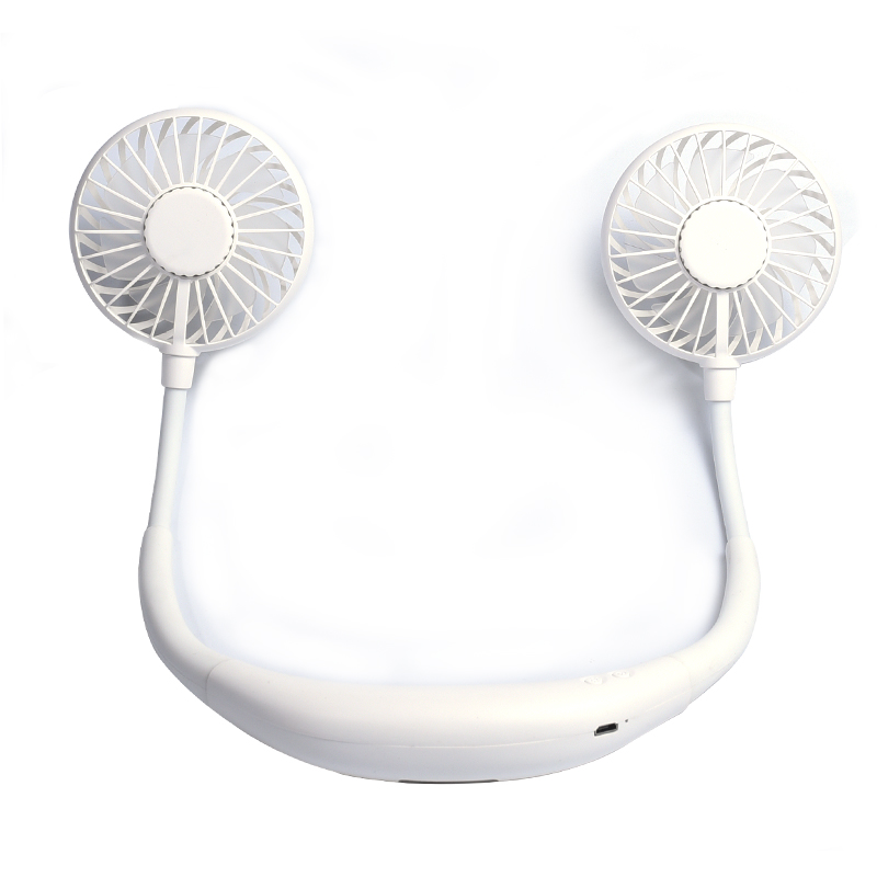 Portable mains libres tour de cou ventilateur de sport USB rechargeable main cou ventilateur