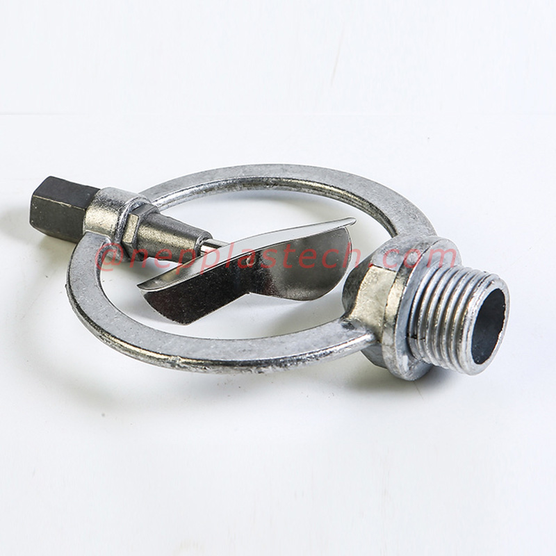 1\/2 pouce en alliage de zinc papillon auto rotation pluie pulvérisation pelouse pulvérisation irrigation et jardinage arrosage arroseurs