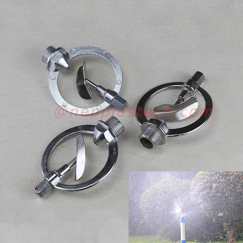 1\/2 pouce en alliage de zinc papillon auto rotation pluie pulvérisation pelouse pulvérisation irrigation et jardinage arrosage arroseurs