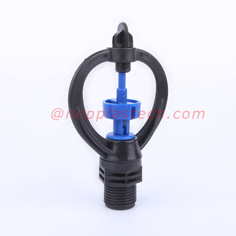 Micro-asperseurs circulaires à moyenne distance de 360 ​​pulvérisations Arroseur rotatif d'irrigation de pelouse de 3\/4 de pouce