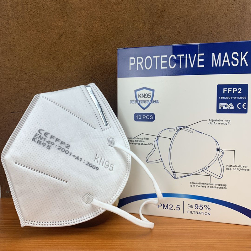 Kn95 Masque Antivirus Jetable Poussière Masque Visage Jetable Visage Masque De Protection Protection Kn95