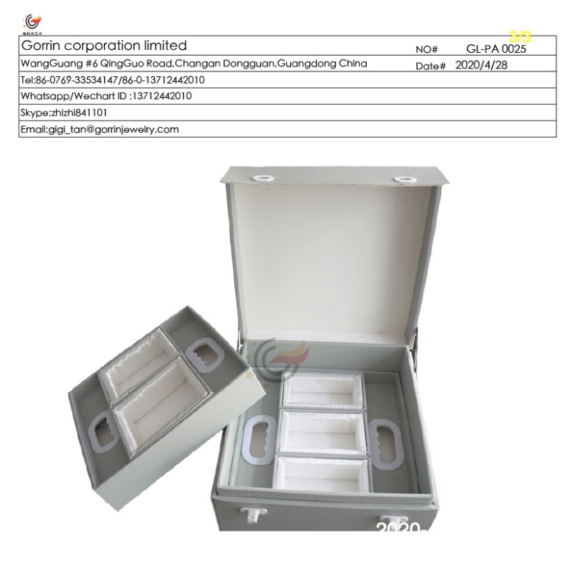 GL-PA0025 Boîte de rangement pour bijoux