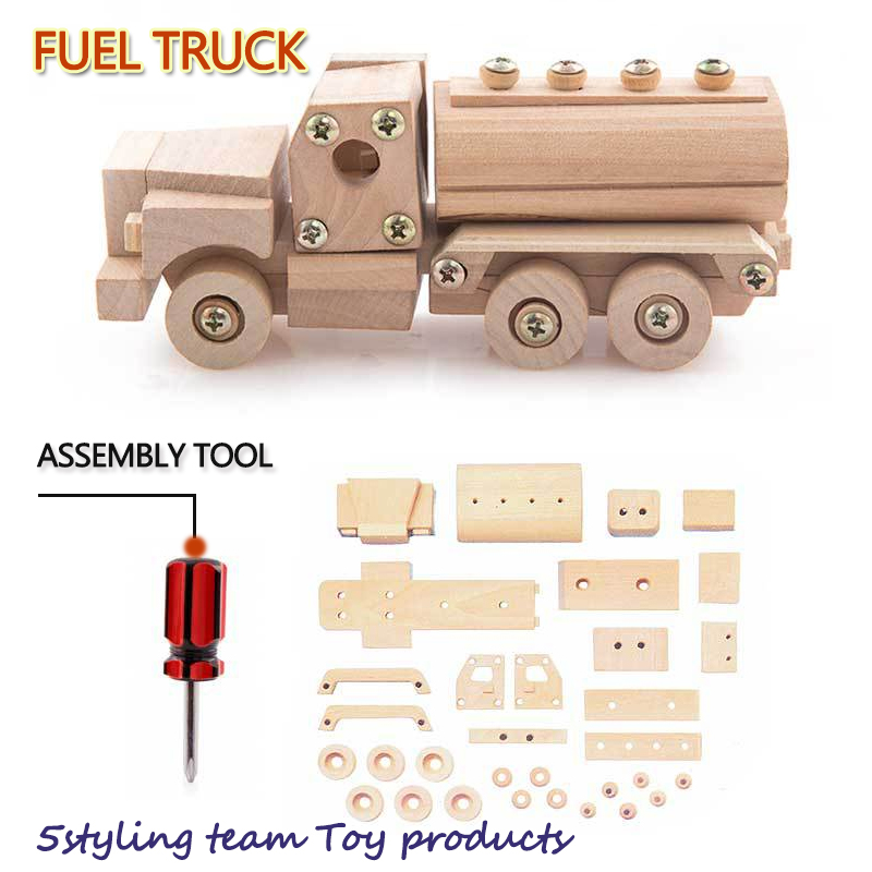 En bois démolition modèle camion pelle enfant