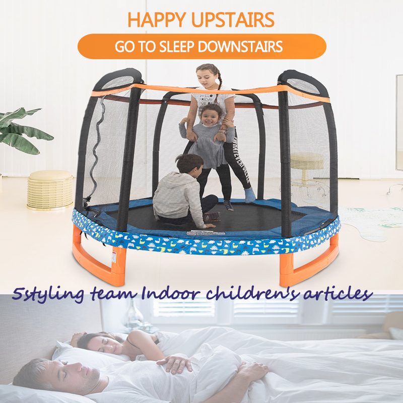 American Trampoline Family Trampoline pour enfants d'intérieur pour enfants en plein air avec filet de protection Trampoline à grande échelle chez l'habitant