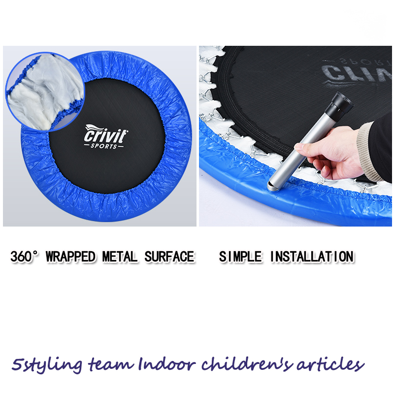Trampoline pour enfants trampoline domestique trampoline intérieur bébé bungee avec main courante ressort trampoline fabricant vente directe