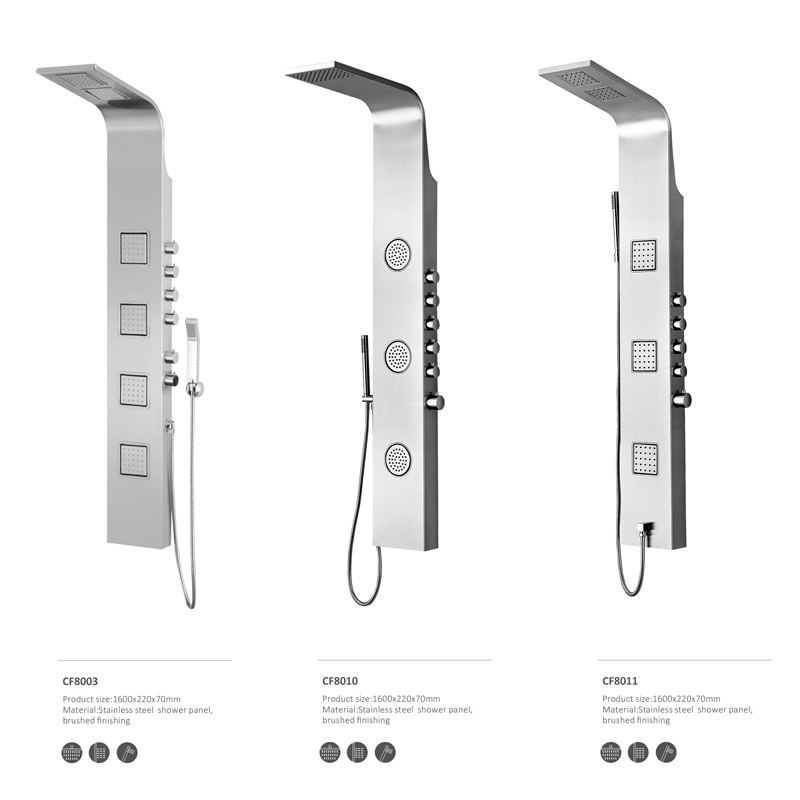 Panneau de douche en acier inoxydable CF8026