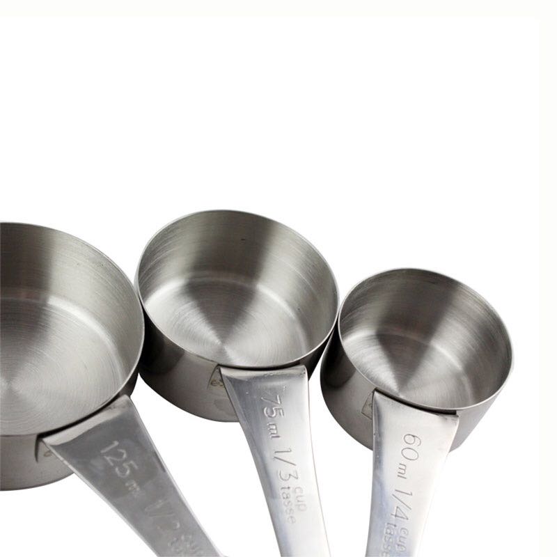 accessoires de cuisine cuillère à mesurer en métal inoxydable cuillère à mesurer en acier inoxydable cuillère à café cuillère à mesurer