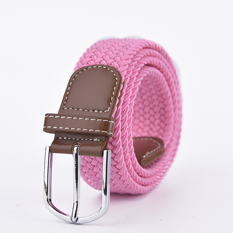 Ceinture de femmes de mode mince colorée tressée de haute qualité pour la robe