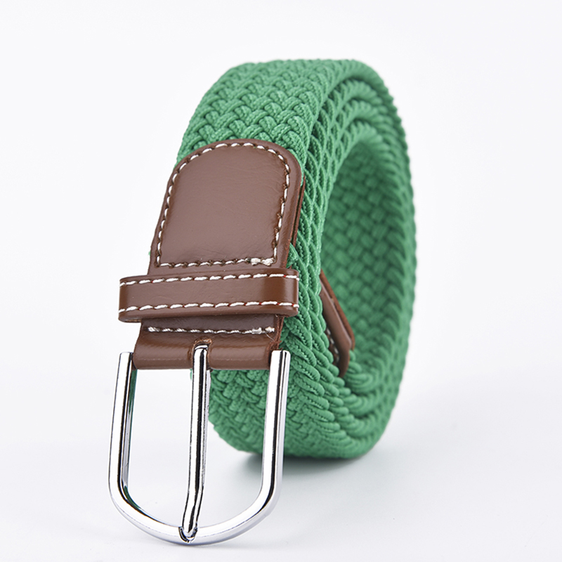 Ceinture de femmes de mode mince colorée tressée de haute qualité pour la robe