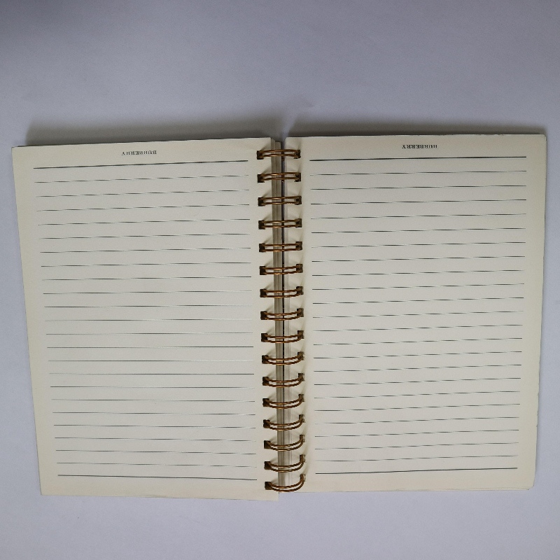 Style rétro de cahier de reliure de bobine d'estampage d'or