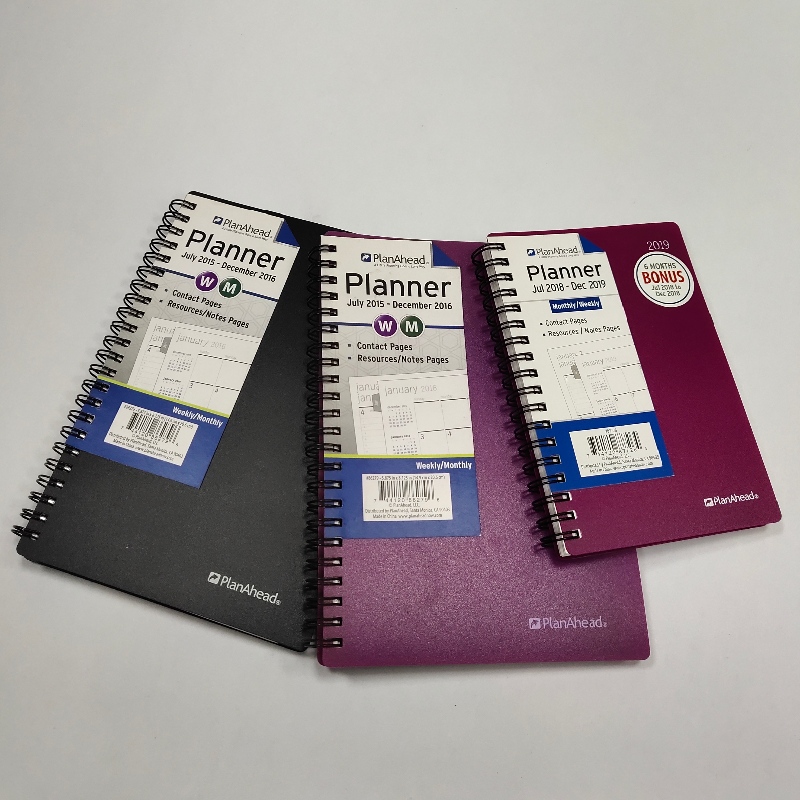 Cahier de reliure à spirale avec logo personnalisé