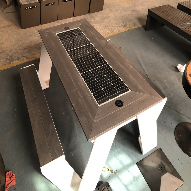 Nouveau banc intelligent solaire de haute qualité de style de mode de conception