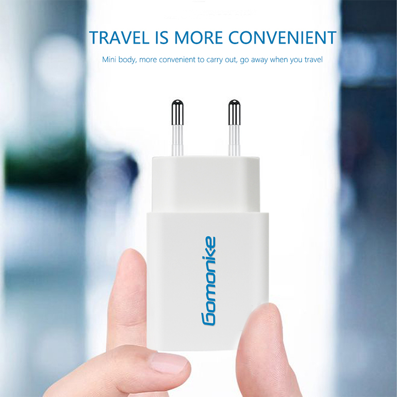 Adaptateur de prise européen, chargeur mural double USB 2.1A compatible avec iPhone, Samsung, LG, téléphones Android