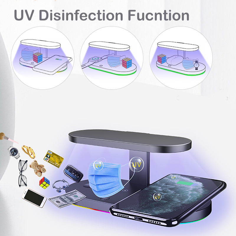 Stérilisateur UV et chargeur sans fil