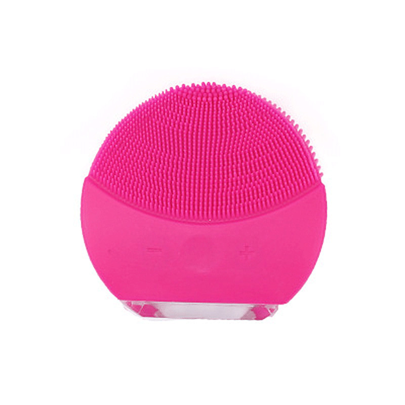 2020 Brosse De Nettoyage Du Visage Électrique Silicone Vibration Sonique Mini Cleaner Nettoyage Des Pores En Profondeur Massage De La Peau Brosse Pour Le Visage