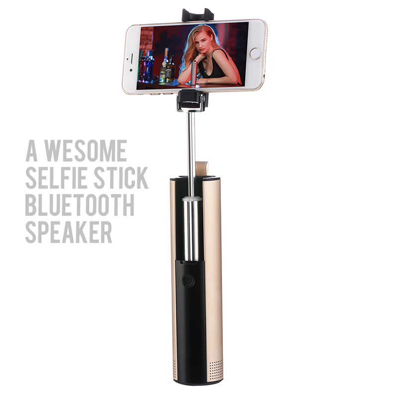 S621 Selfie Stick sans fil pour haut-parleur facile à transporter