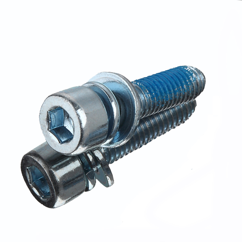 Din912 nylon Blue Zinc six - angle cylindric Head Screw