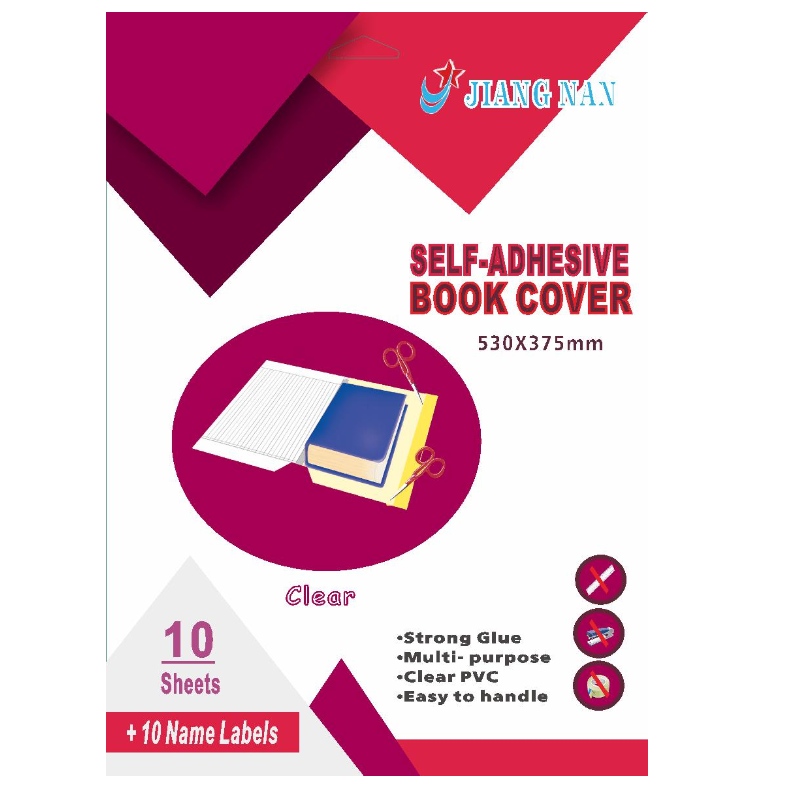 Film de couverture de livre en plastique auto-adhésif transparent collant