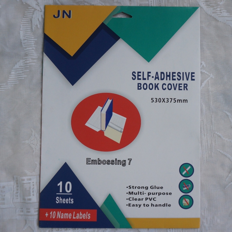 Film de couverture de livre en plastique auto-adhésif transparent collant