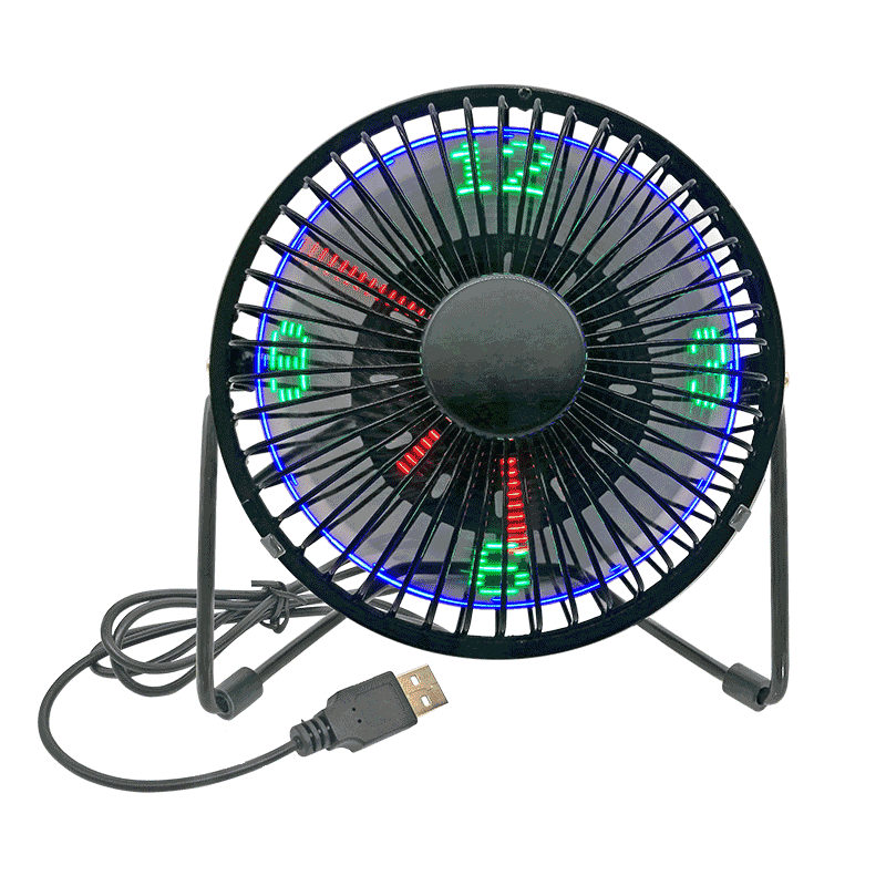 Ventilateur LED de bureau USB (4 pouces) 4A