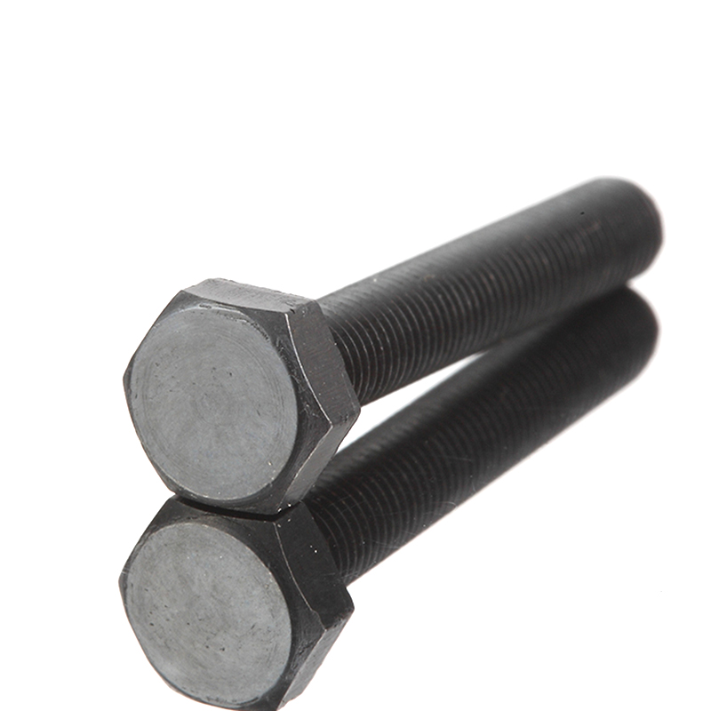 Taille du boulon UNC - unf à tête hexagonale d 'oxyde noir
