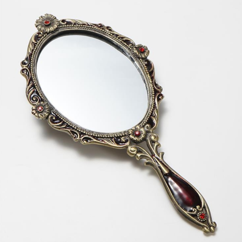 Creative Home loupe maquillage miroir Metal Process maquillage miroir d 'anniversaire cadeau de mariage