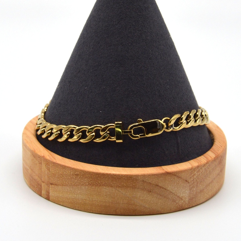 Bracelet chaîne en acier inoxydable RFBBG0056