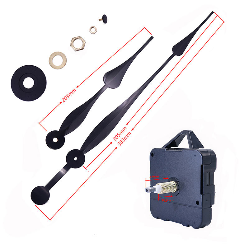 HR 1688 - 23mm grand couple I Mur d 'horloge mouvement et pointeur d' horloge