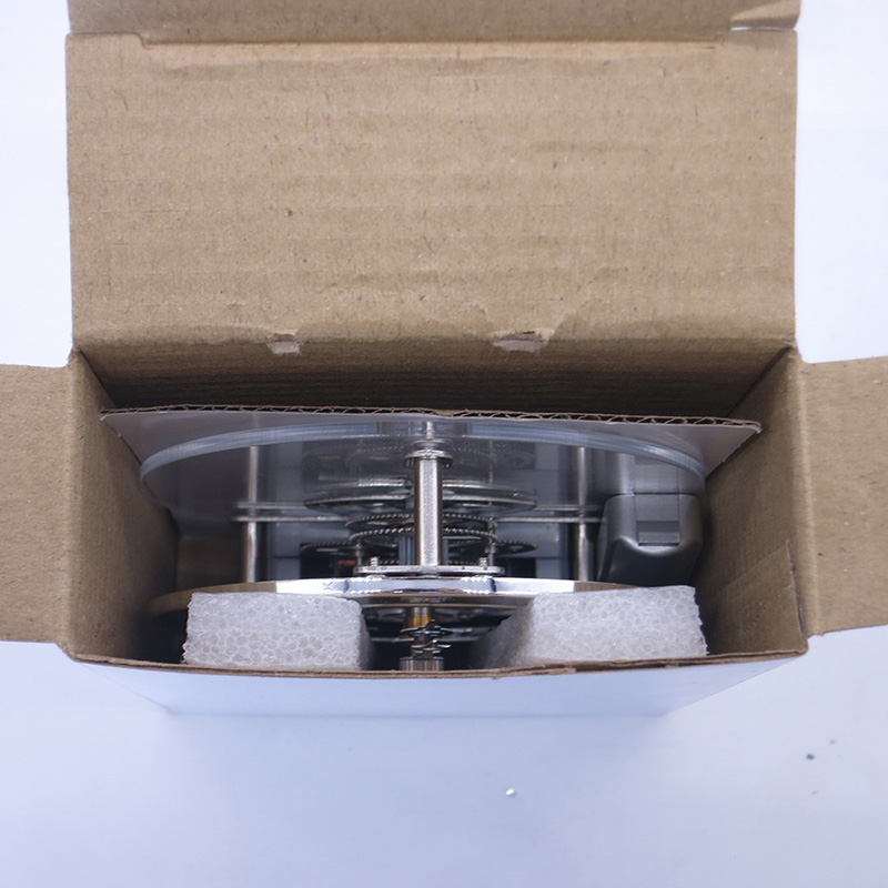 fabricant chinois 86MM argent squelette horloge insert