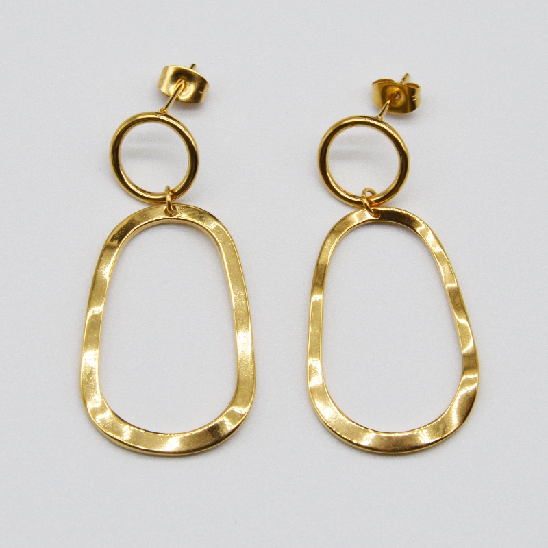 Boucles d 'oreilles en acier inoxydable rfber0061