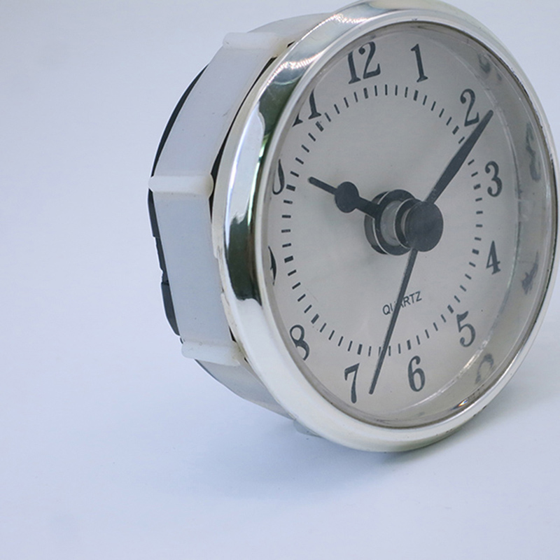 Interfaces d 'horloge métallique d' argent de 56 mm de diamètre wf