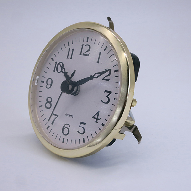 insert d'horloge murale en or 75 mm de diamètre