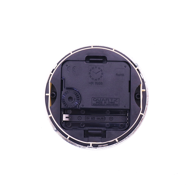 Connecteur d 'horloge argentée d' un diamètre de 90mm