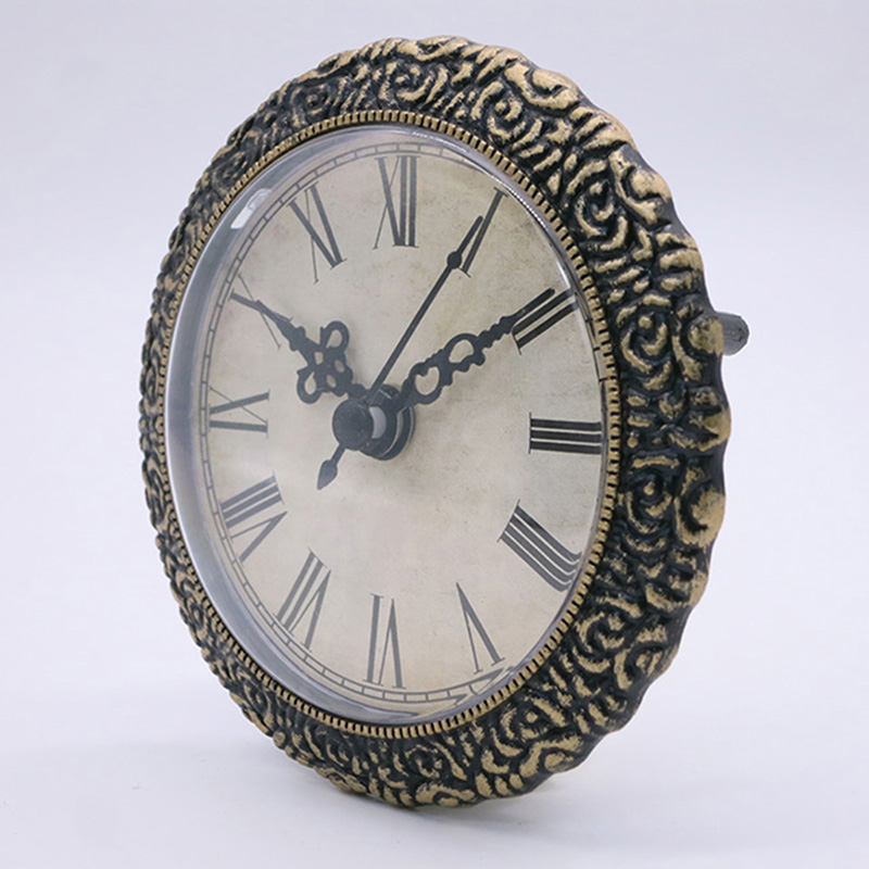 Insert d 'horloge noire antique d' un diamètre de 95mm